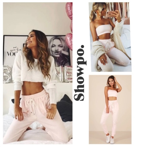 💗 Showpo pink lounge pants leggings / sweatpants - Picture 4 of 14